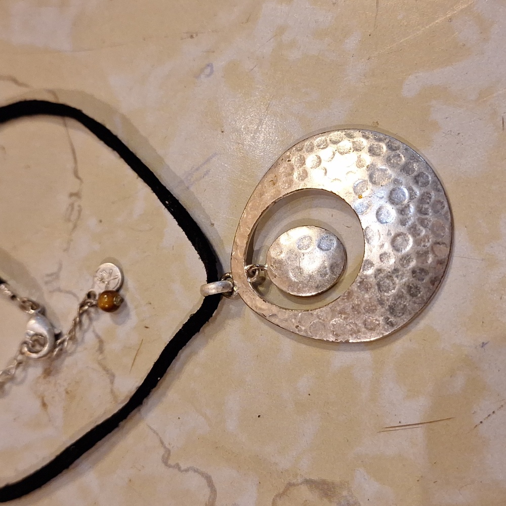 Vintage Xc Silver Pendant